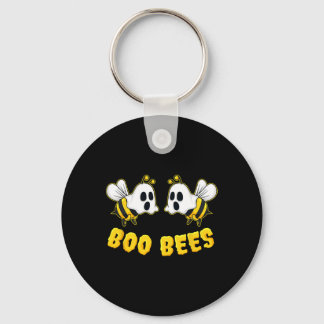 Halloween Boo Bees Matching Couples Fun  Key Ring
