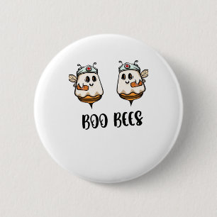 Halloween Boo Bees Nurse Classic T-Shirt 6 Cm Round Badge
