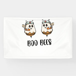 Halloween Boo Bees Nurse Classic T-Shirt Banner