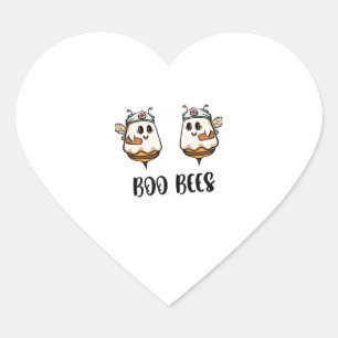 Halloween Boo Bees Nurse Classic T-Shirt Heart Sticker
