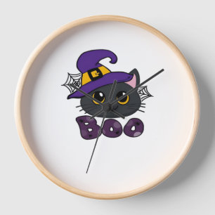 Halloween Boo Boo Crew Classic T-Shirt Clock