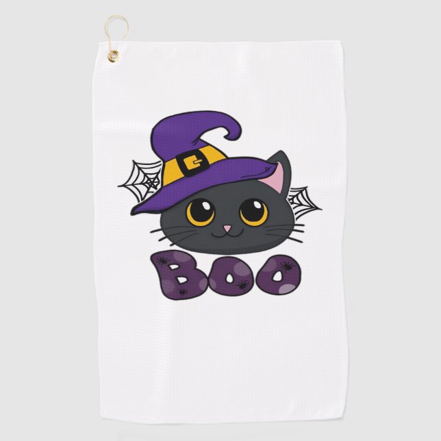 Halloween Boo Boo Crew Classic T-Shirt Golf Towel (Front)