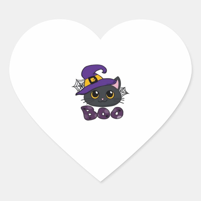 Halloween Boo Boo Crew Classic T-Shirt Heart Sticker (Front)