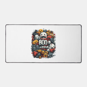 Halloween Boo Boo Crew Nurse Spooky Festival Desk Mat
