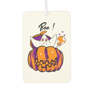 Halloween Boo                         Car Air Freshener
