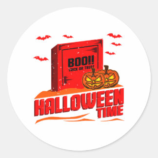 Halloween Boo    Classic Round Sticker
