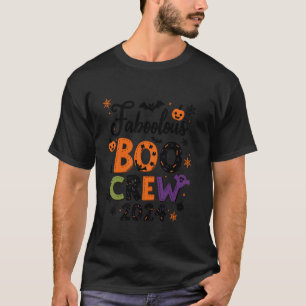Halloween Boo Crew 2024 Funny Scary Ghost Pumpkin T-Shirt