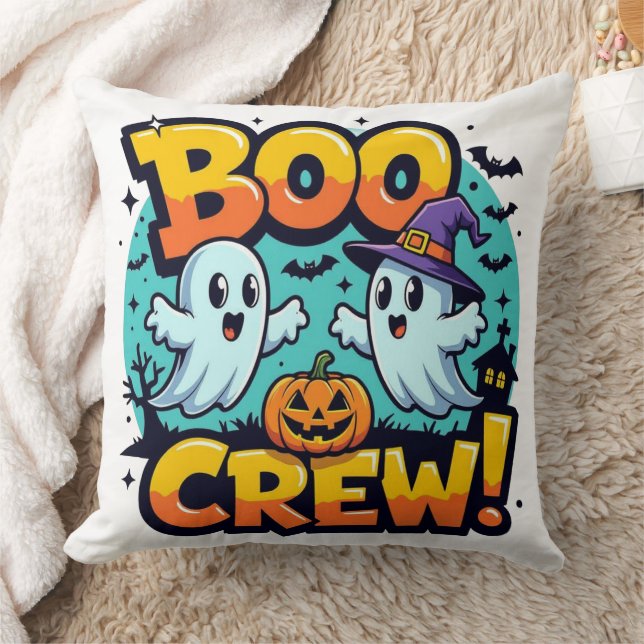 Halloween Boo Crew Cushion (Blanket)