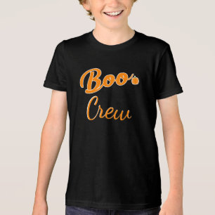 Halloween Boo Crew Family Matching Costume Tri-Blend Shirt