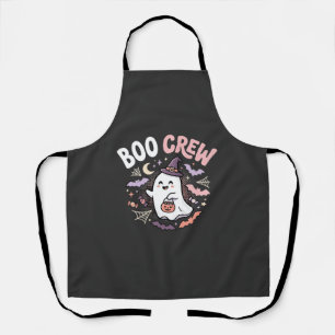 Halloween Boo Crew Ghost Apron