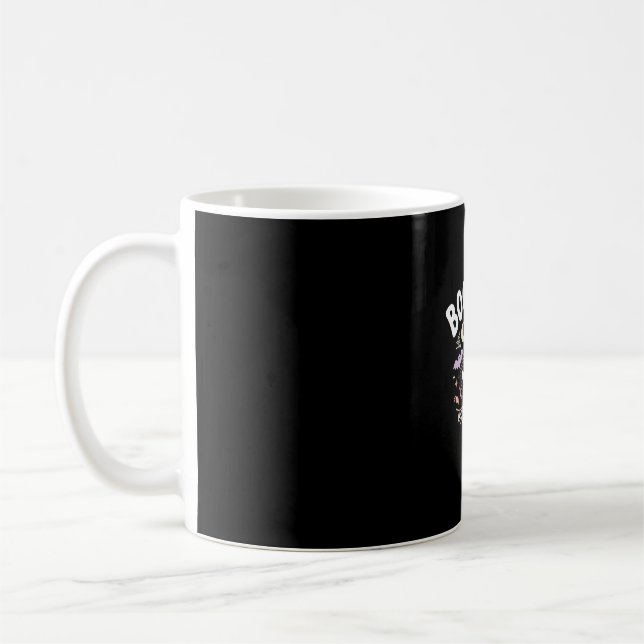 Halloween Boo Crew Ghost Coffee Mug (Left)