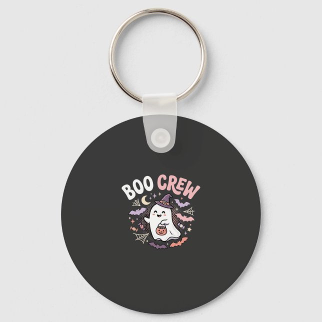 Halloween Boo Crew Ghost Key Ring (Front)