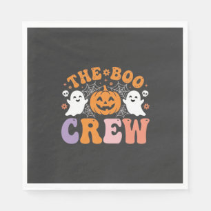 Halloween Boo Crew Ghost Pumpkin Design_1 Napkin