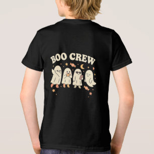 Halloween Boo Crew Ghost Squad Kids Tri-Blend Shirt