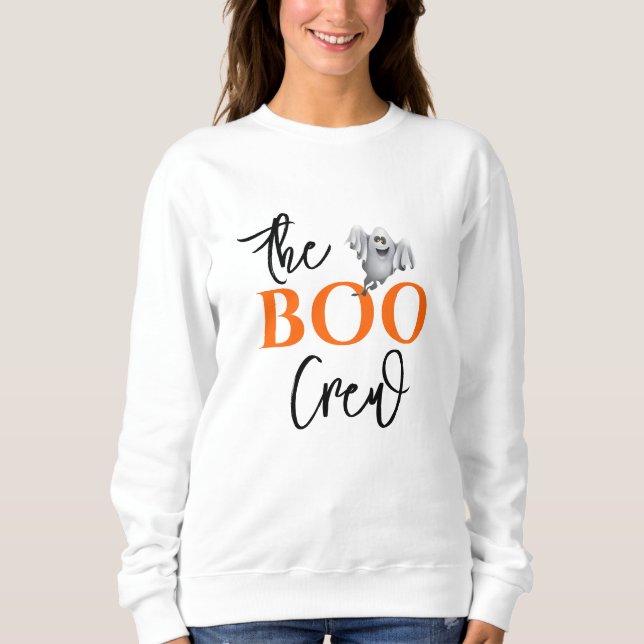 Halloween BOO Crew Sweatshirt (Front)