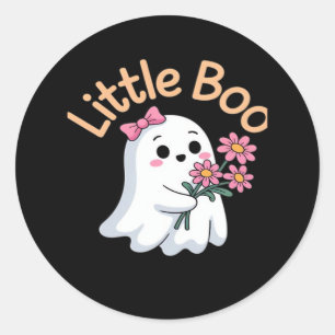 Halloween Boo Cute Family Classic Round Sticker