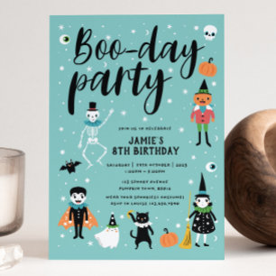 Halloween Boo-day Party Invitation