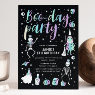 Halloween Boo-day Party Invitation