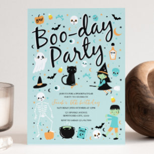 Halloween BOO-DAY Party Invitation