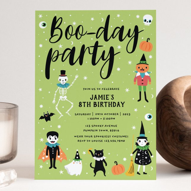 Halloween Boo-day Party Invitation (Creator Uploaded)