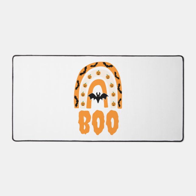 Halloween Boo                        Desk Mat (Front)