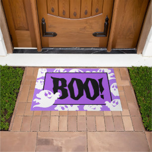 Halloween BOO!  Doormat