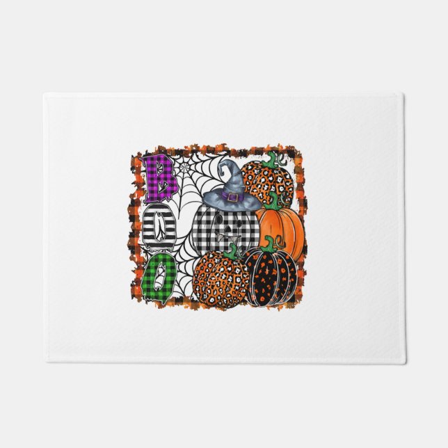 Halloween Boo          Doormat (Front)