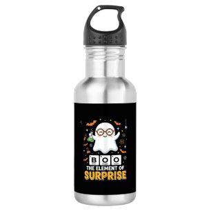 Halloween Boo Element of Surprise Ghost Design_1 532 Ml Water Bottle