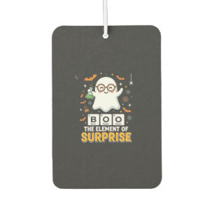 Halloween Boo Element of Surprise Ghost Design_1 Car Air Freshener