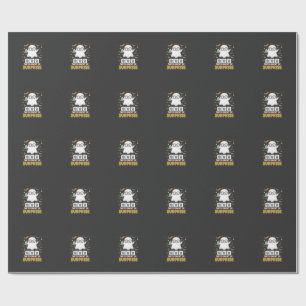 Halloween Boo Element of Surprise Ghost Design_1 Wrapping Paper
