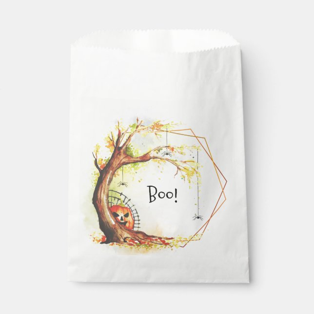 Halloween Boo  Favour Bags (Front)