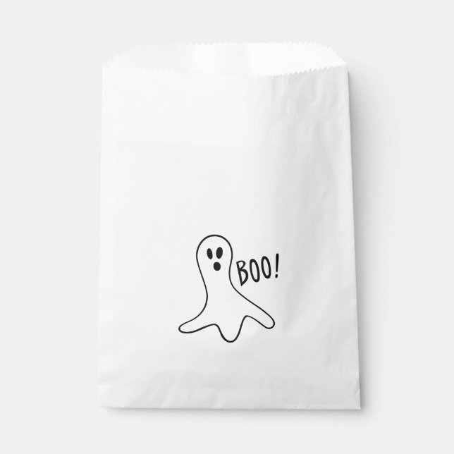 Halloween Boo Favour Bags by RoseWrites (Front)