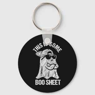 Halloween Boo Ghost Costume This is Some Boo Shee Key Ring