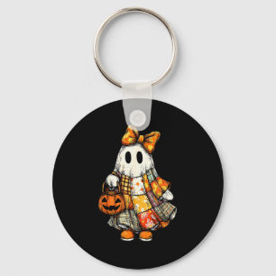 Halloween Boo Ghost Patchwork Quilter Quilting Sew Key Ring