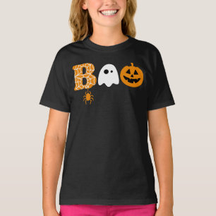 Halloween Boo Ghost Pumpkin Spooky Costume Party T-Shirt
