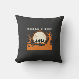 Halloween Boo Ghost Silhouette Cushion