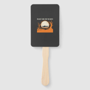 Halloween Boo Ghost Silhouette Hand Fan