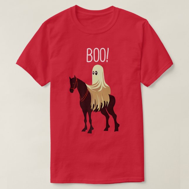 Halloween Boo Ghost  Spooky Scary Ghost  Fun Boys  T-Shirt (Design Front)