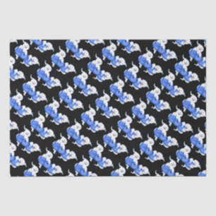 Halloween boo ghost tiled tissue paper