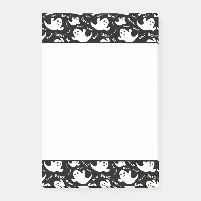 Halloween Boo Ghosts Post Notes (Front)