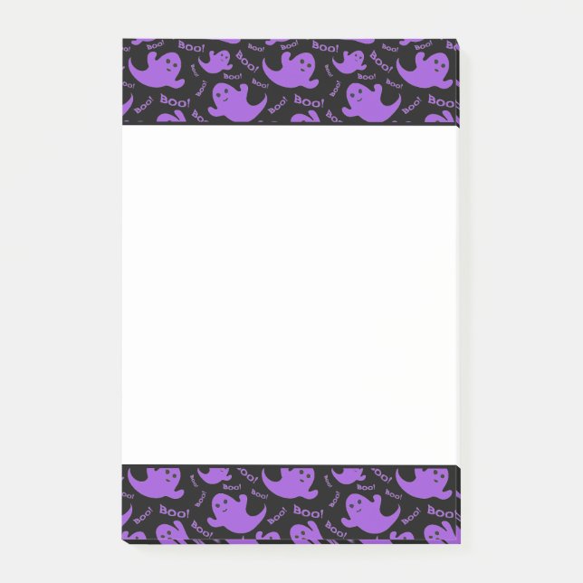 Halloween Boo Ghosts Post Notes (Front)