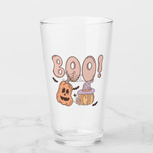 Halloween Boo Glass