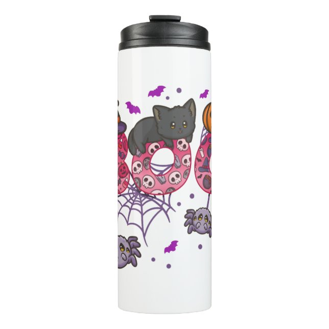Halloween Boo Halloween Costume Thermal Tumbler (Front)
