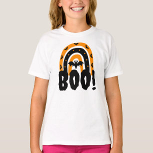 Halloween Boo Halloween Rainbow T-Shirt