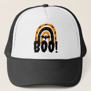 Halloween Boo Halloween Rainbow Trucker Hat