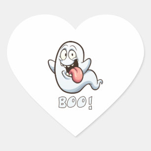 HALLOWEEN BOO                 HEART STICKER