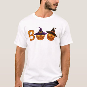 Halloween Boo Illustration   T-Shirt