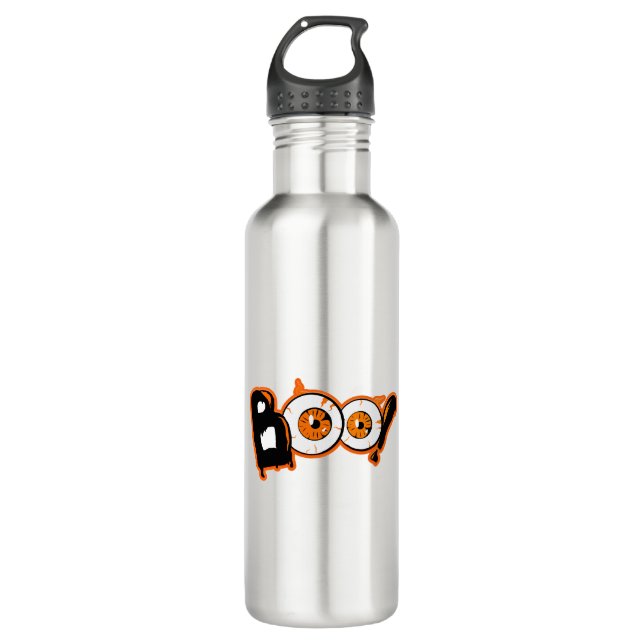 Halloween BOO! l Halloween 2021 Global Halloween 710 Ml Water Bottle (Front)