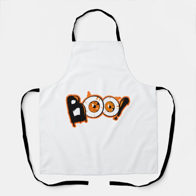 Halloween BOO! l Halloween 2021 Global Halloween Apron (Front)