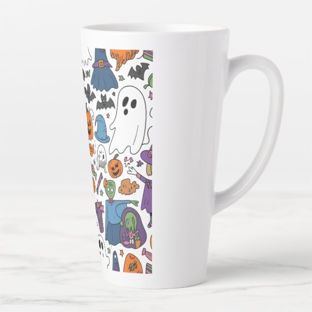 Halloween boo latte mug (Right)